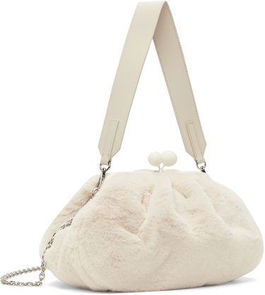 Дамска чанта Max Mara Max Mara Gianna Fur Shoulder Bag Бежово | 2425516075600 MM84575, 2