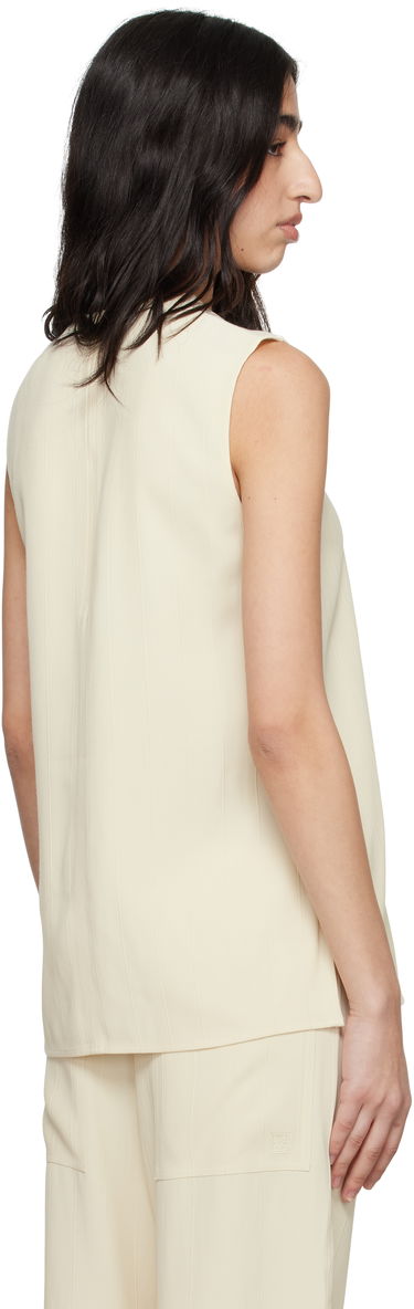 Потник TOTEME TOTEME Women's Sleeveless Knit Top Бежово | 252-WRT0508-FB0192, 2