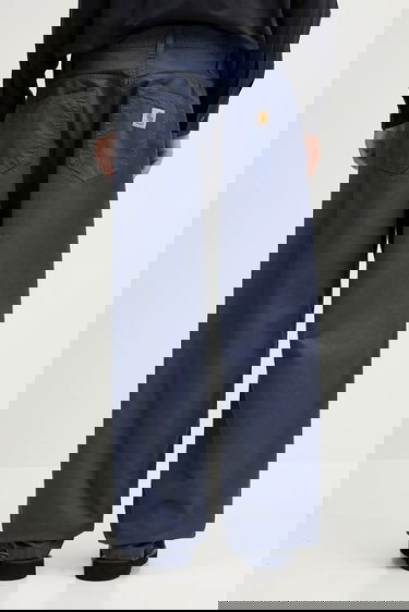 Панталони Carhartt WIP Landon Wide Leg Cotton Pants Тъмно синьо | I034806.2OTGD, 2