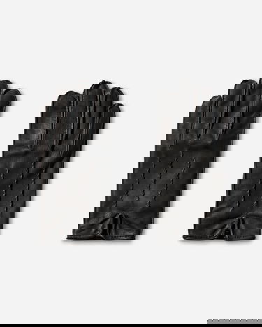 Ръкавици Neighborhood Stitched Leather Gloves Черно | 252DPNH-AC02 BLACK, 3