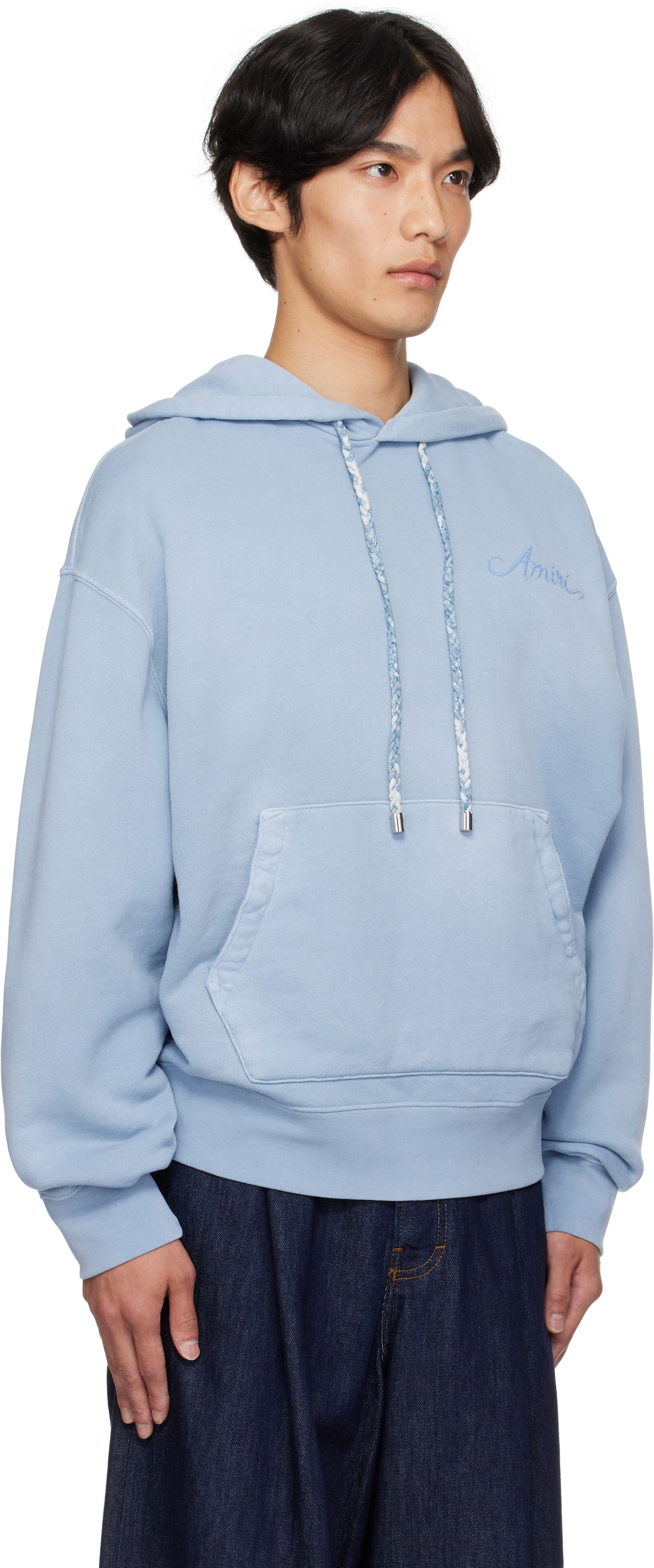 Суитчър AMIRI Amiri Bandana Oversized Hoodie Синьо | AMJYHD1117, 1