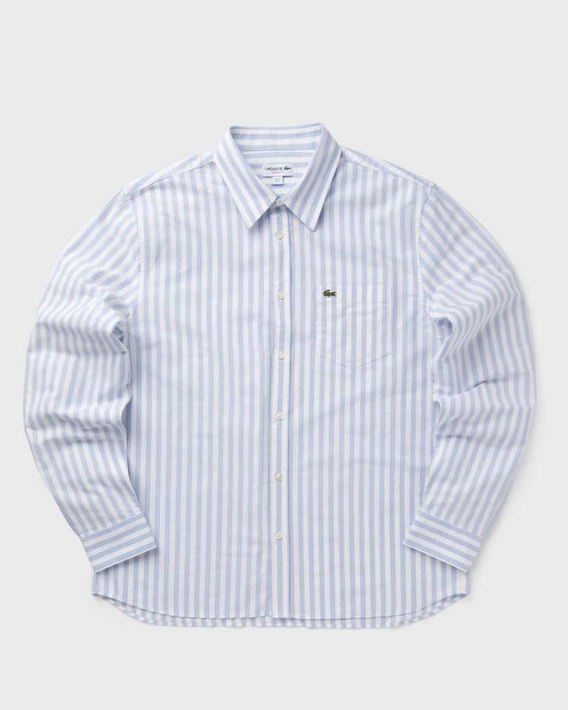 Риза Lacoste Regular Fit Striped Oxford Cotton Синьо | CH5623-E7B