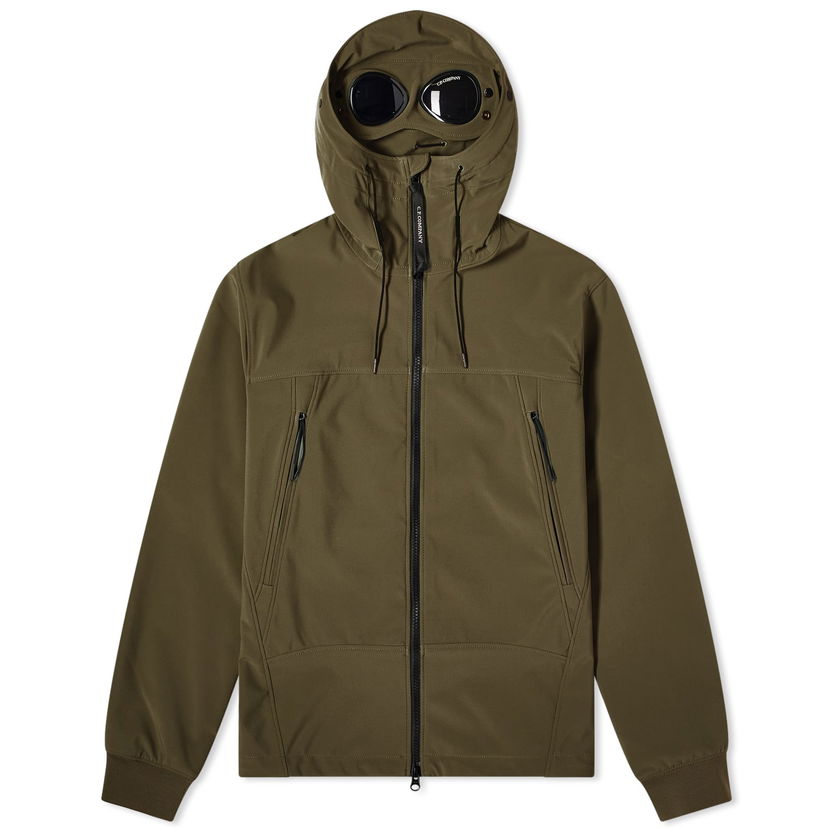 Яке C.P. Company C.P. Shell-R Goggle Jacket Кафяво | CMOW002A-005968A-683