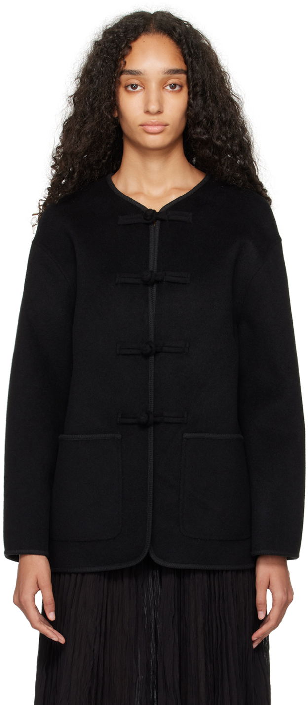Яке Róhe Traditional Closure Jacket Черно | 413-11-100, 0