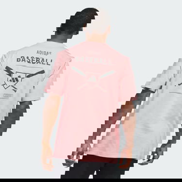 Тениска adidas Performance Baseball Graphic Розово | IY5525, 4