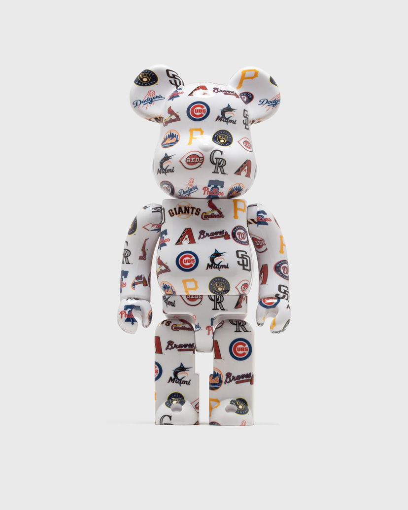 Колекционерско Medicom Toy MLB NATIONAL LEAGUE 1000% BE@RBRICK Figure Бяло | MED1197