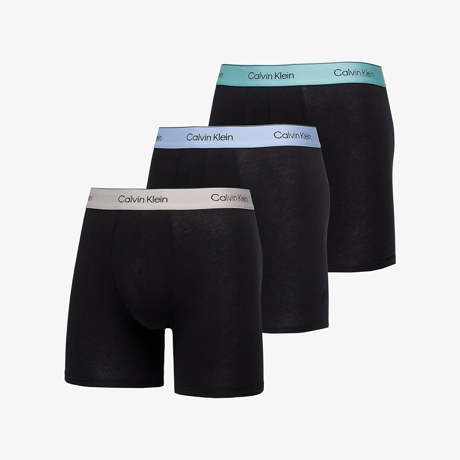 Боксерки CALVIN KLEIN Extra-soft Cotton Stretch Boxer Brief 3-Pack Black Черно | NB3964A U2Y, 0