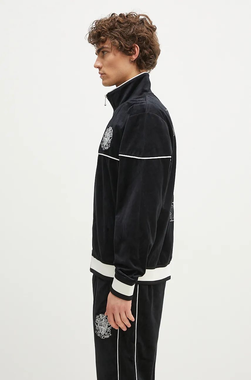 Суитчър BILLIONAIRE BOYS CLUB Velour Track Top With Application Черно | B24342, 1
