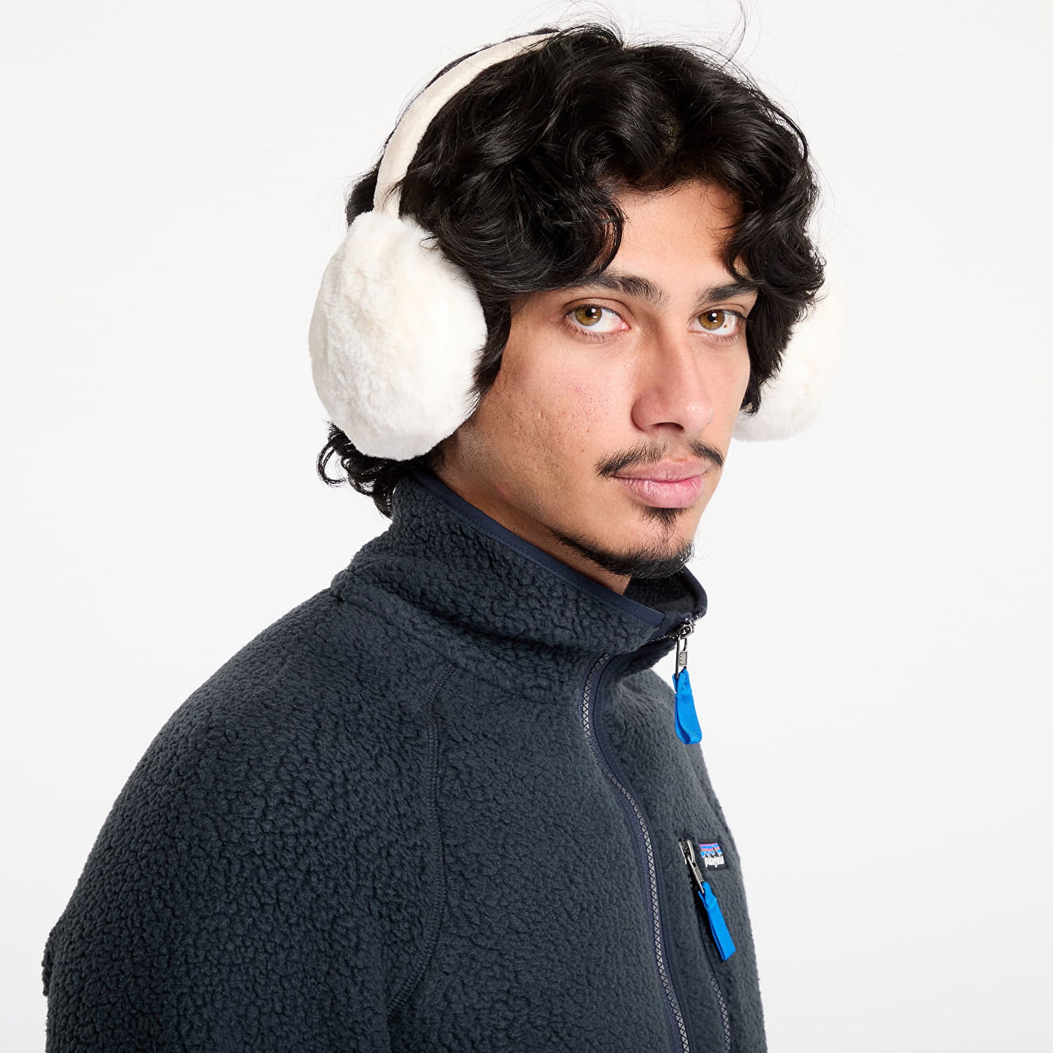 Кепки и шапки New Era Earmuffs Faux Fur Stone/ Stone Бяло | 60580518, 1