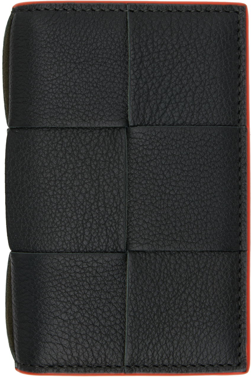 Портфейл Bottega Veneta Intreccio Card Holder Зелено | 649602 V1Q73, 0