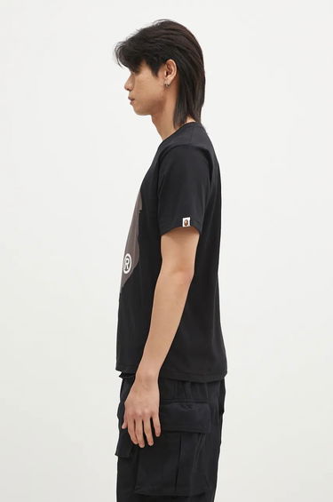 Тениска BAPE Big Ape Head Print T-Shirt Черно | 1K80110002, 1