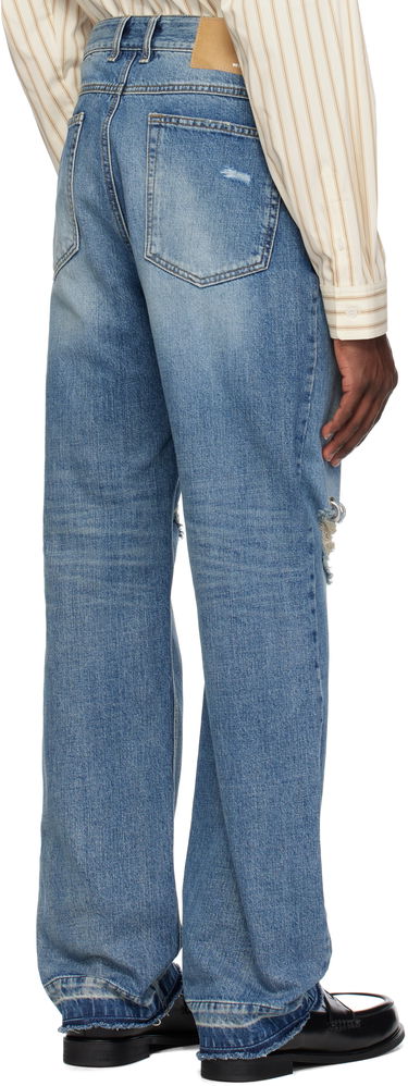Дънки We11done We11done Distressed Jeans Синьо | WD-DP0-25-333-M-BL, 2
