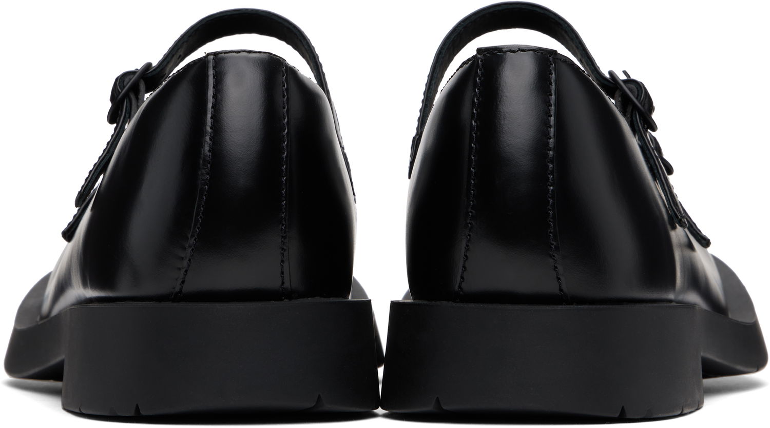 Кецове и обувки Camper CAMPERLAB MIL 1978 Double Buckle Platform Loafers Черно | A500033-001, 1
