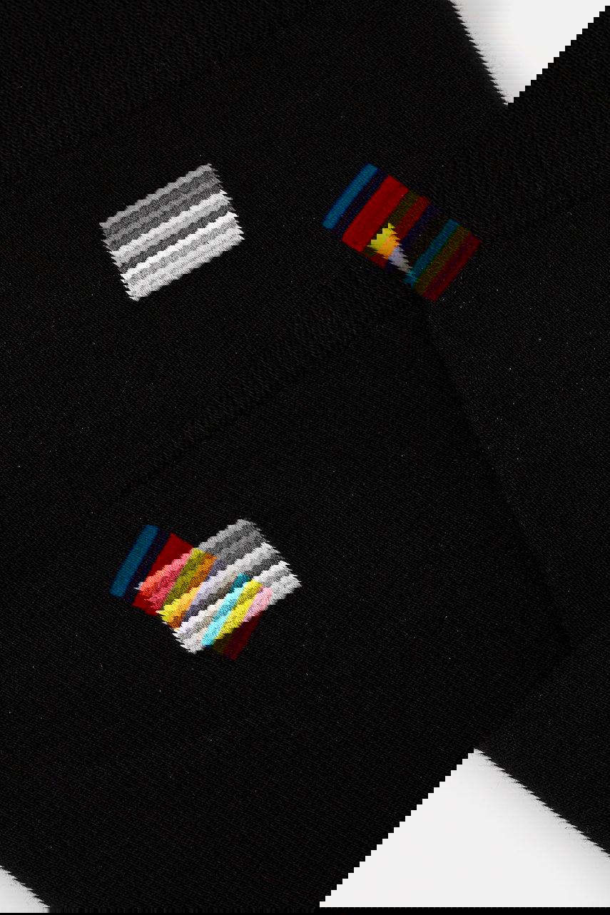 Чорапи Paul Smith Paul Smith Socks with Colorful Stripe Detail Черно | M1A.380CI.P077, 1