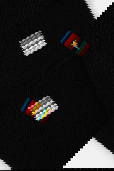 Чорапи Paul Smith Paul Smith Socks with Colorful Stripe Detail Черно | M1A.380CI.P077, 1