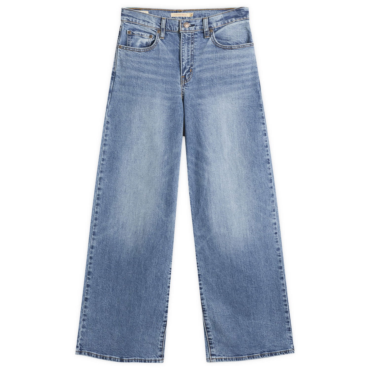 Дънки Levi's 728 High Rise Wide Leg Jeans 28" Синьо | 0039B-0002, 1