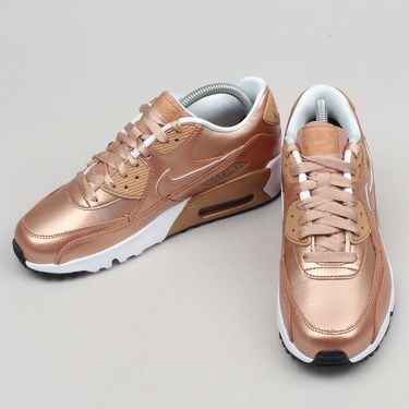 Кецове и обувки Nike Air Max 90 SE Leather "Metallic Bronze" GS Металик | 859633-900, 2