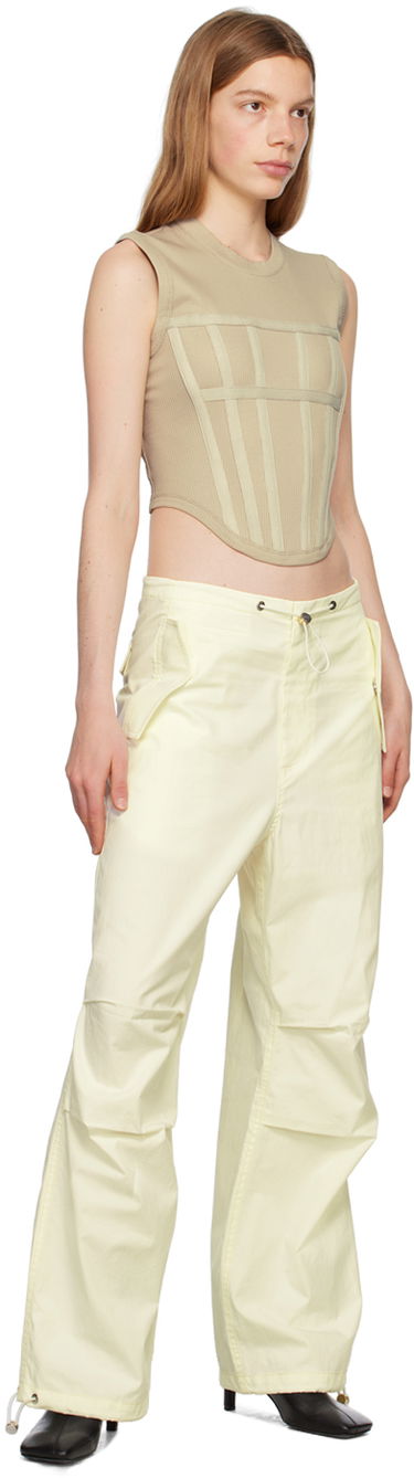 Потник Dion Lee Fitted Corset Tank Top Бежово | C3094P23, 3