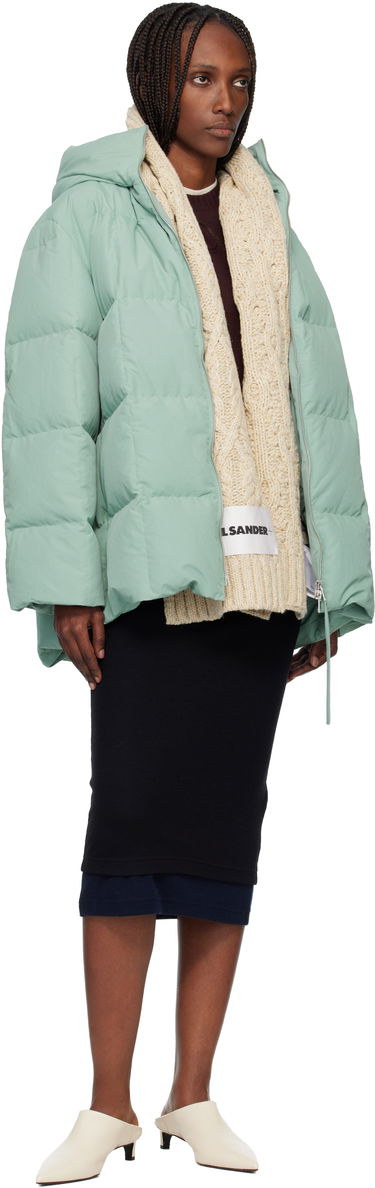 Шал Jil Sander Chunky Donegal Wool Cable Scarf Бежово | J40TE0007_J14522, 1