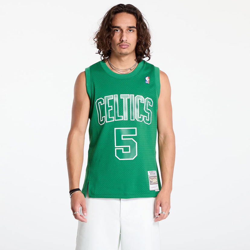 Фланелка Mitchell & Ness Boston Celtics 5 Kevin Garnett Day Swingman Jersey Green Зелено | SMJY6519 Green