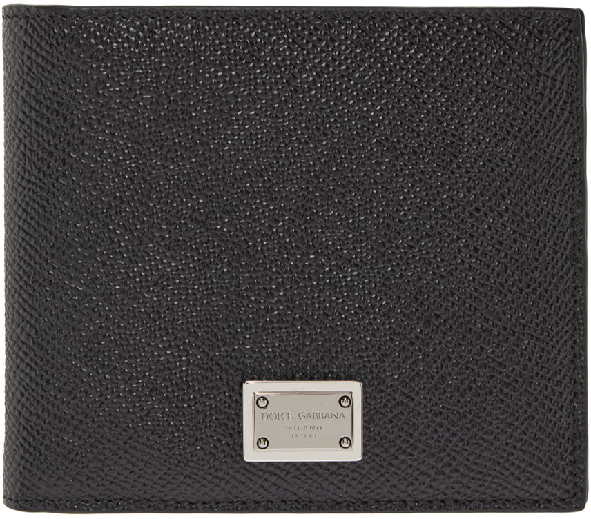 Портфейл Dolce & Gabbana Black Logo Tag Wallet Черно | BP1321AG219, 0