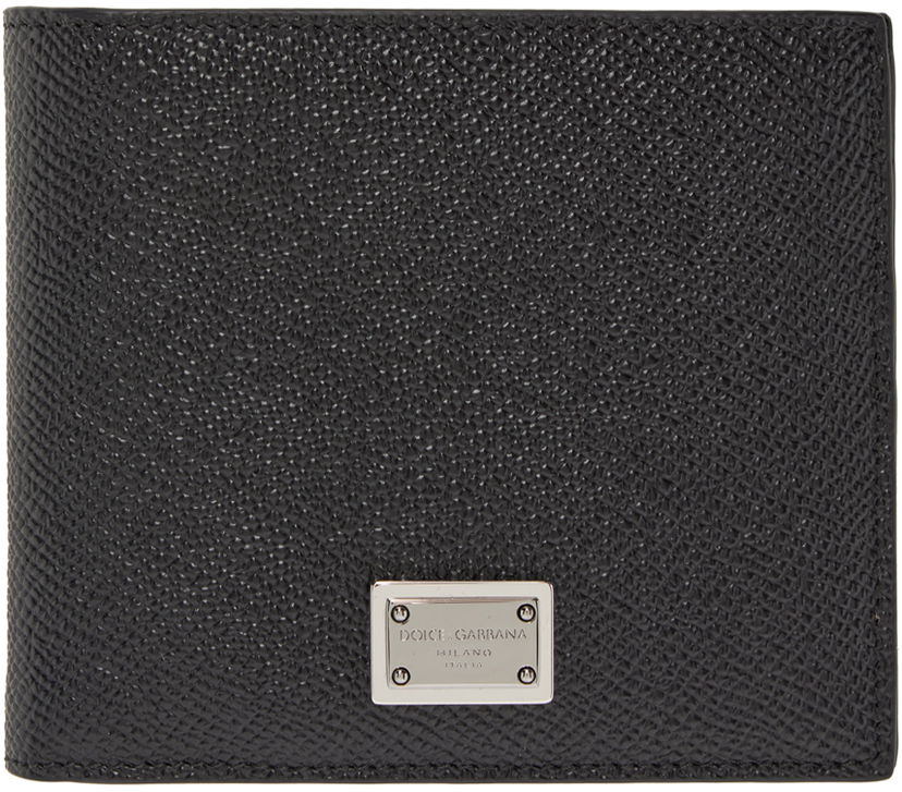 Портфейл Dolce & Gabbana Black Logo Tag Wallet Черно | BP1321AG219