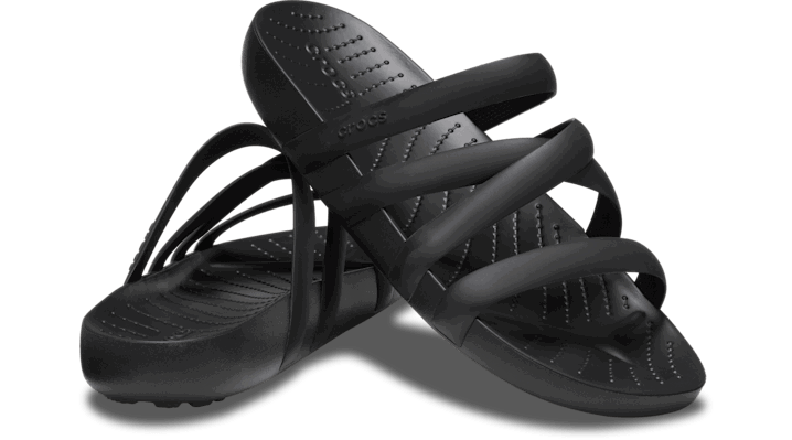 Кецове и обувки Crocs Splash Strappy Sandals Черно | 208217-001, 1