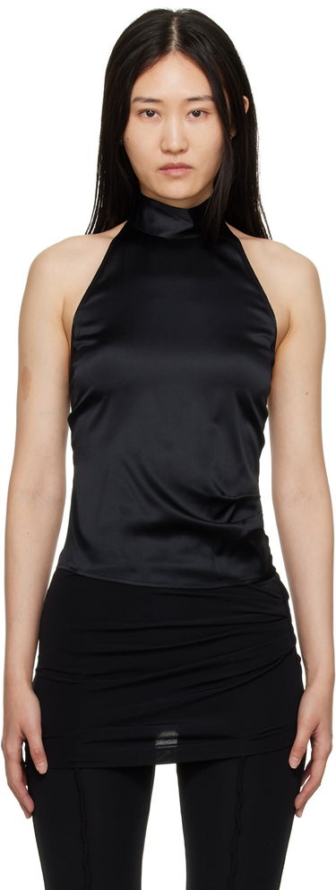 Потник Helmut Lang Halter Neck Tank Top Черно | M09HW506, 0