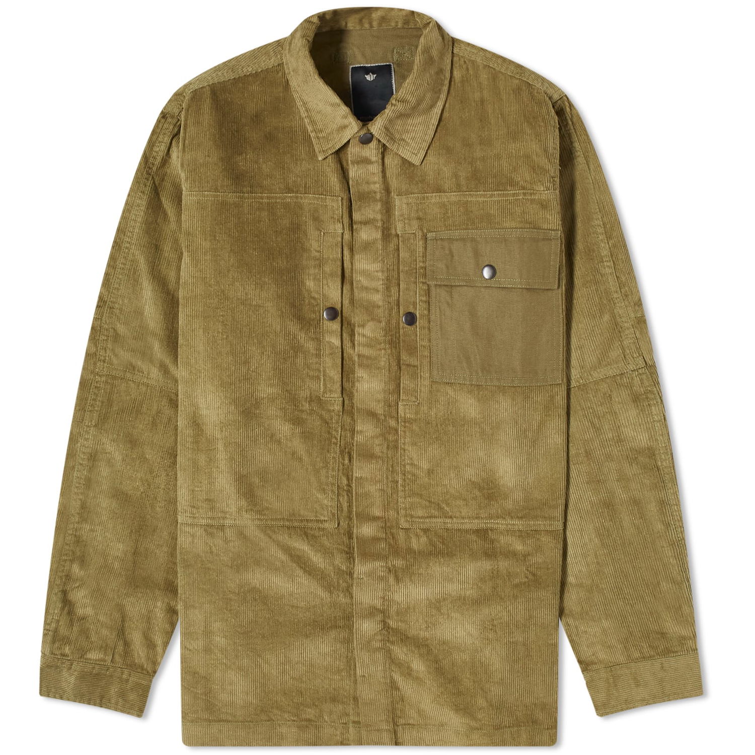 Яке Maharishi Hemp Cord Overshirt Зелено | 4566-OLV, 0