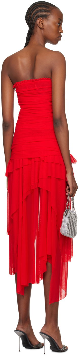 Pокля GUIZIO Guizio Lyla Twist Midi Dress Червено | R24414K027, 2