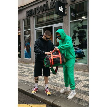 Суитчър Champion Premium AR1 Archive Hooded Sweatshirt Черно | 217979-ES510, 7