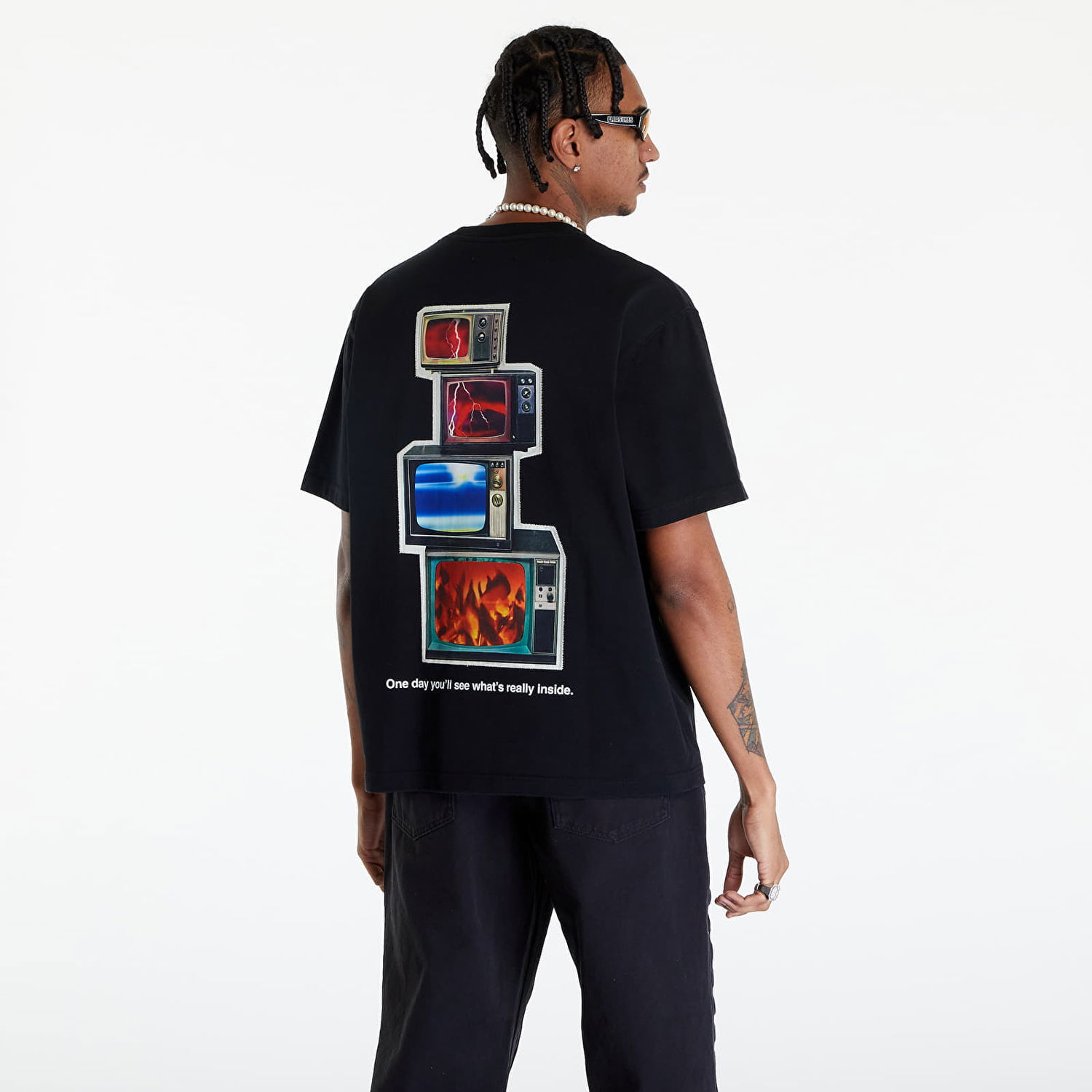 Тениска Pleasures Appreciation Heavyweight T-Shirt Черно | P24SP043 BLACK, 1