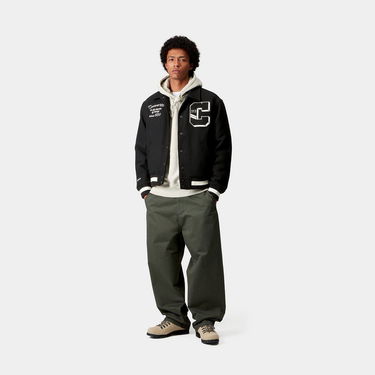 Яке бомбър Carhartt WIP WIP World Class Varsity Jacket Черно | I035432_6, 4