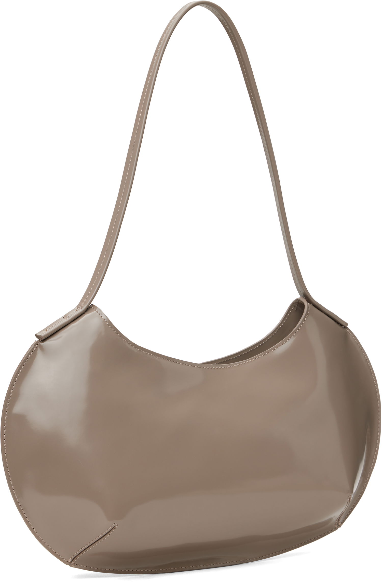 Чанта през рамо BY FAR BY FAR Horner Shoulder Bag Сиво | MWBSB056CL017BG037PL, 1