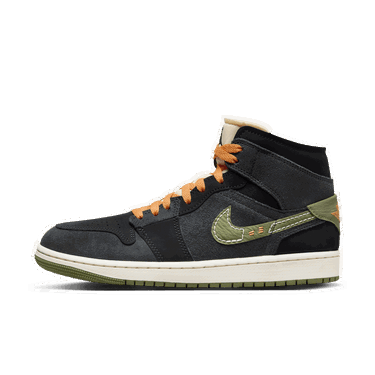 Кецове и обувки Jordan Jordan 1 Mid SE Craft Anthracite Light Черно | FD6817-003, 1