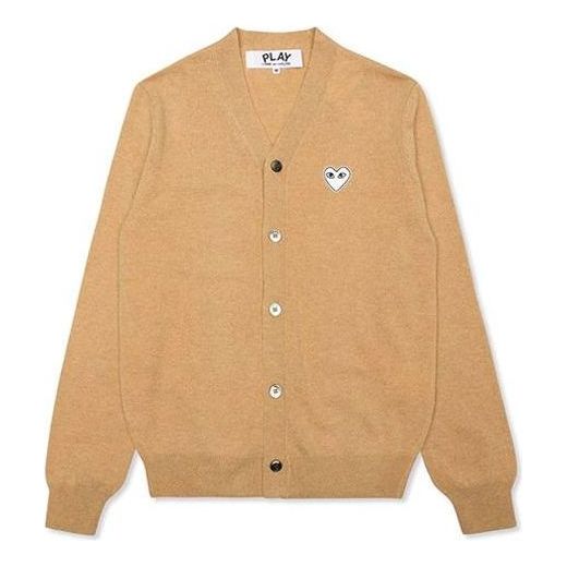 Пуловер Comme des Garçons PLAY Cardigan With Heart Patch Бежово | AZ-N066-051-2, 0