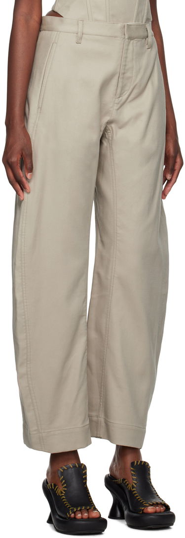 Панталони Dion Lee Arch Trousers Бежово | C2162F23, 1