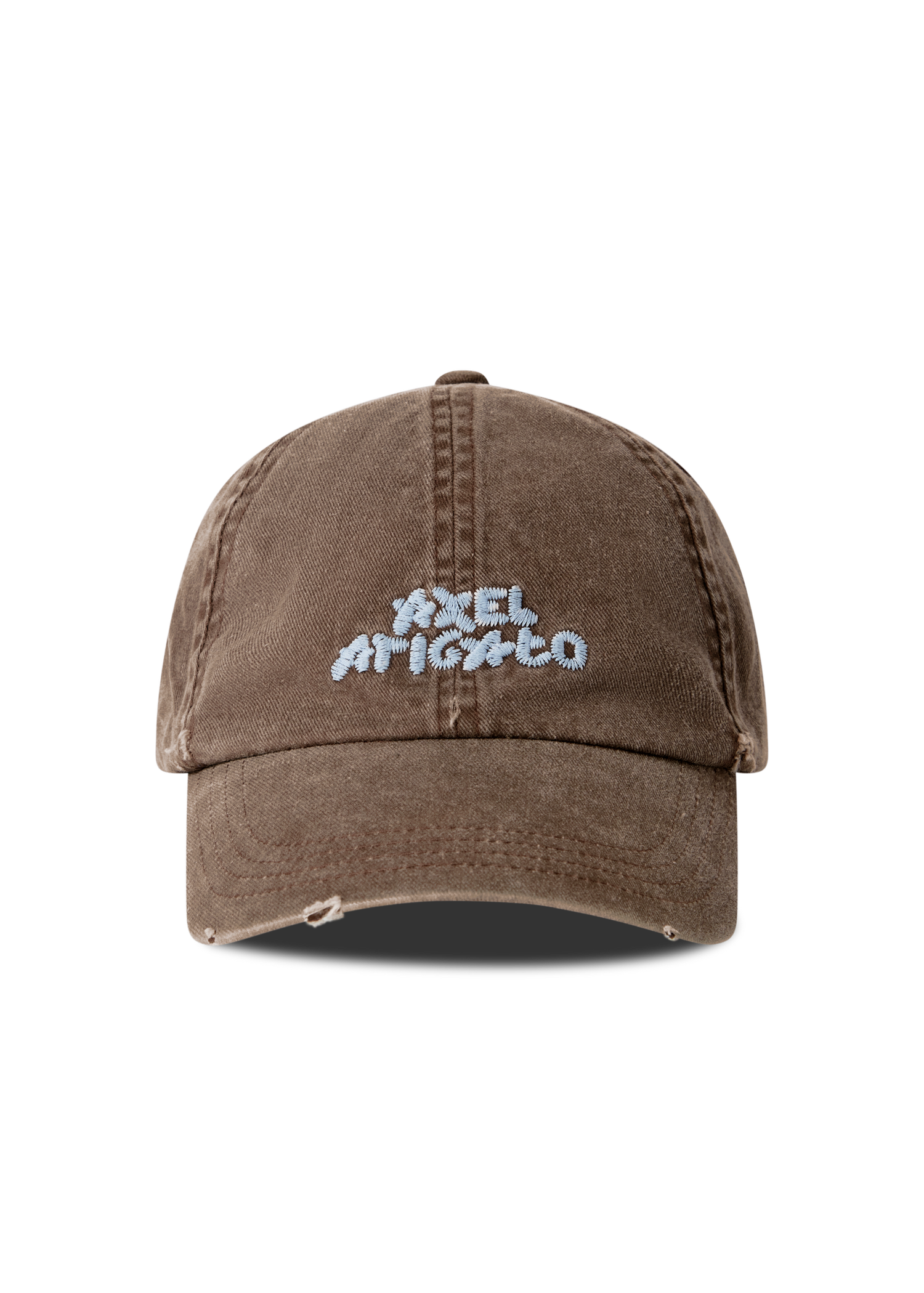 Шапка с козирка AXEL ARIGATO AXEL ARIGATO Embroidered Distressed Washed Cap Кафяво | X3962001, 0