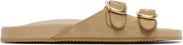 Аксесоари CHLOÉ Chloé Polly Suede Sandals Бежово | CHC25U08PRY, 0