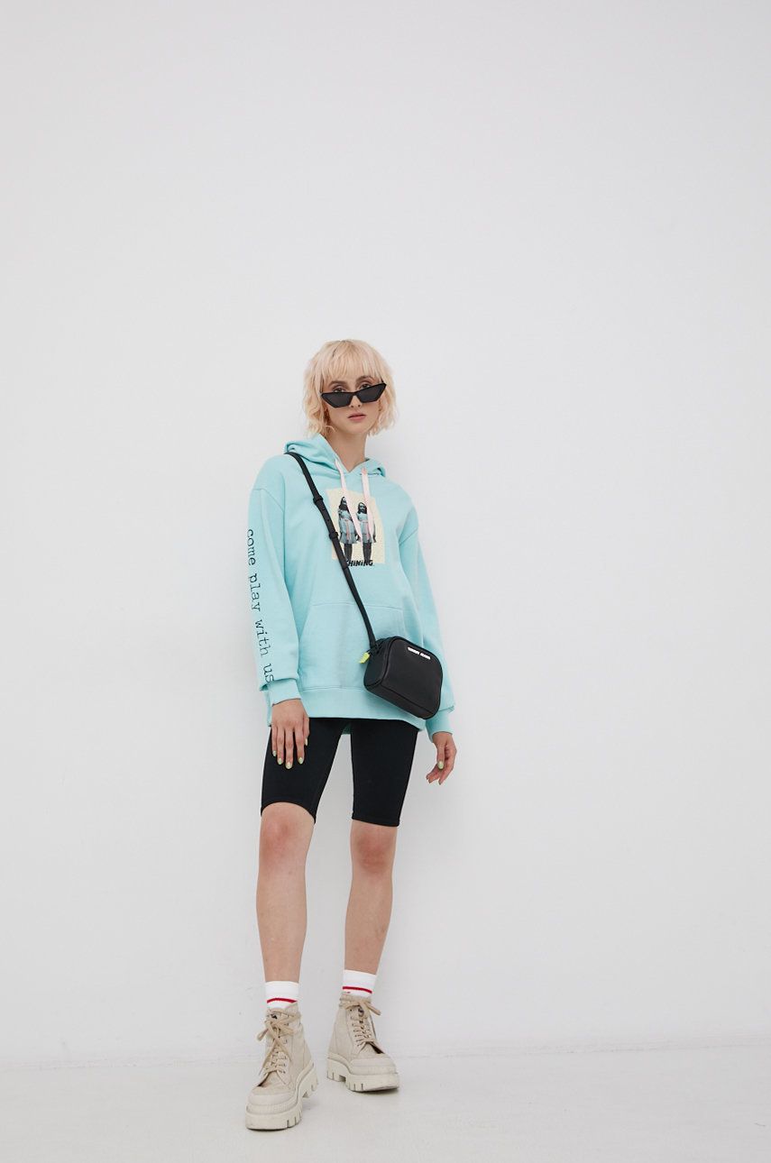 Суитчър Vans The Shinin x Fleece Hoodie Тюркоазено | VN0A53XIZPN1, 0