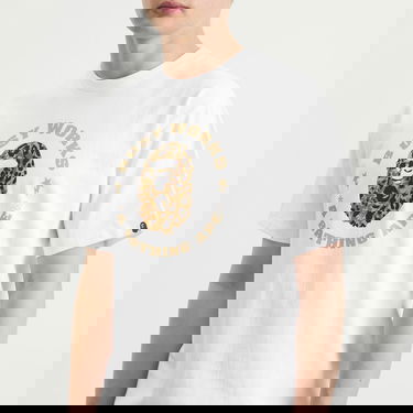 Тениска BAPE Wild Leopard Busy Works Tee Бяло | 001TEL801041M-WHT, 5
