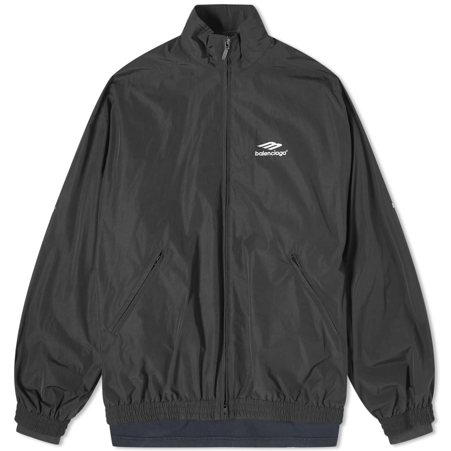 Яке Balenciaga Runway Double Layer Patch Jacket Черно | 770500-TNQ25-1000, 0