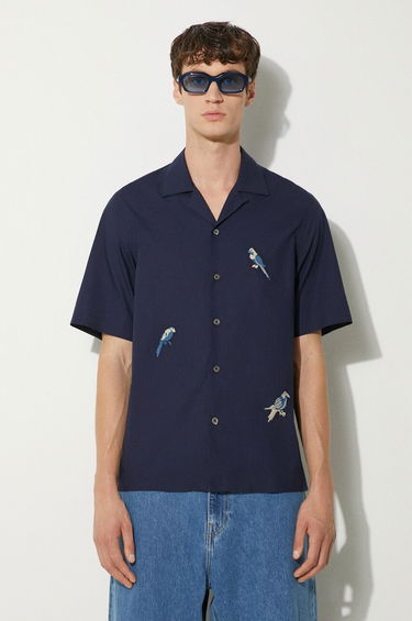Риза Paul Smith Paul Smith Bird Embroidered Regular Fit Shirt Тъмно синьо | M1R.905UE.N01592, 0