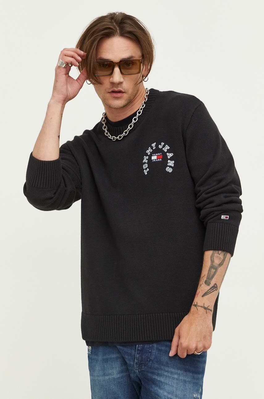 Пуловер Tommy Hilfiger Relaxed Arched Graphic Sweater Черно | DM0DM16784, 0