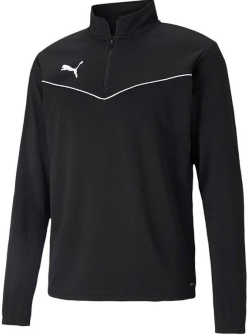 Суитчър Puma teamRISE 1/4 Zip Top Черно | 65739503