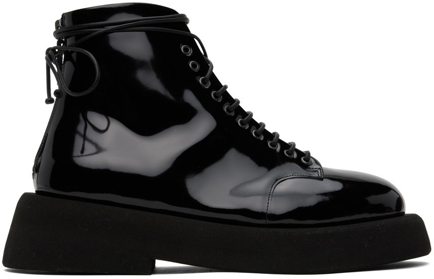 Кецове и обувки Marsèll Marsèll Gommellone Lace-Up Boots Черно | G553AB 170666, 0