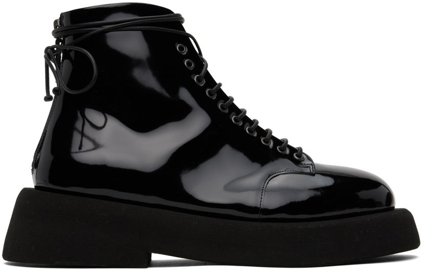 Кецове и обувки Marsèll Marsèll Gommellone Lace-Up Boots Черно | G553AB 170666