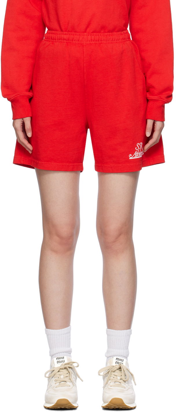 Къси панталони Sporty & Rich Prep Shorts Червено | SHAW2311SR, 0
