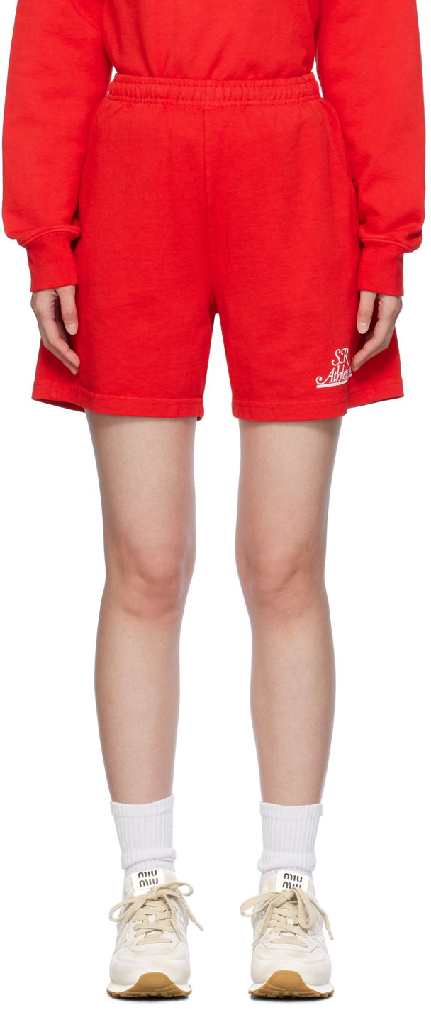 Къси панталони Sporty & Rich Prep Shorts Червено | SHAW2311SR