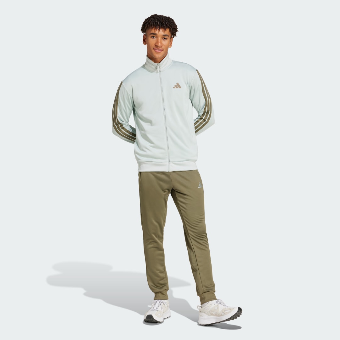 Комплект adidas Performance Sportswear Basic 3-Stripes French Terry Tracksuit Зелено | JI8874, 0